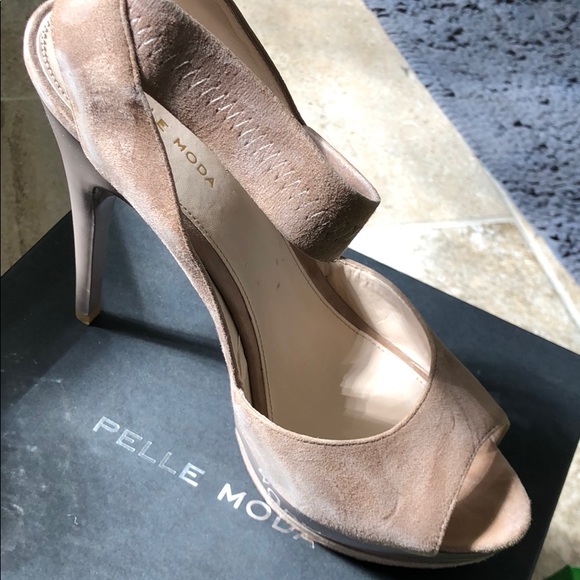 Suede Pelle Moda Heels - Picture 2 of 3